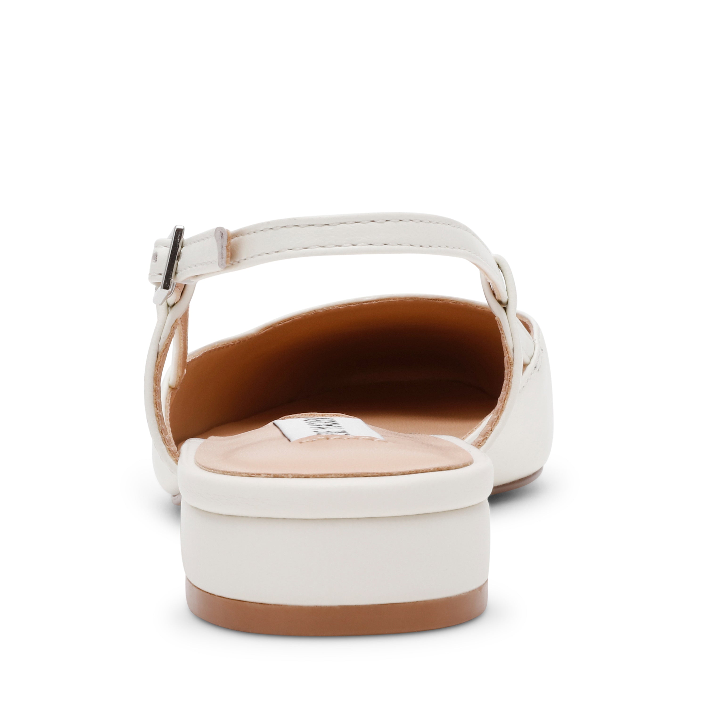 Slingbacks Belinda WHT/BLK LEATHER