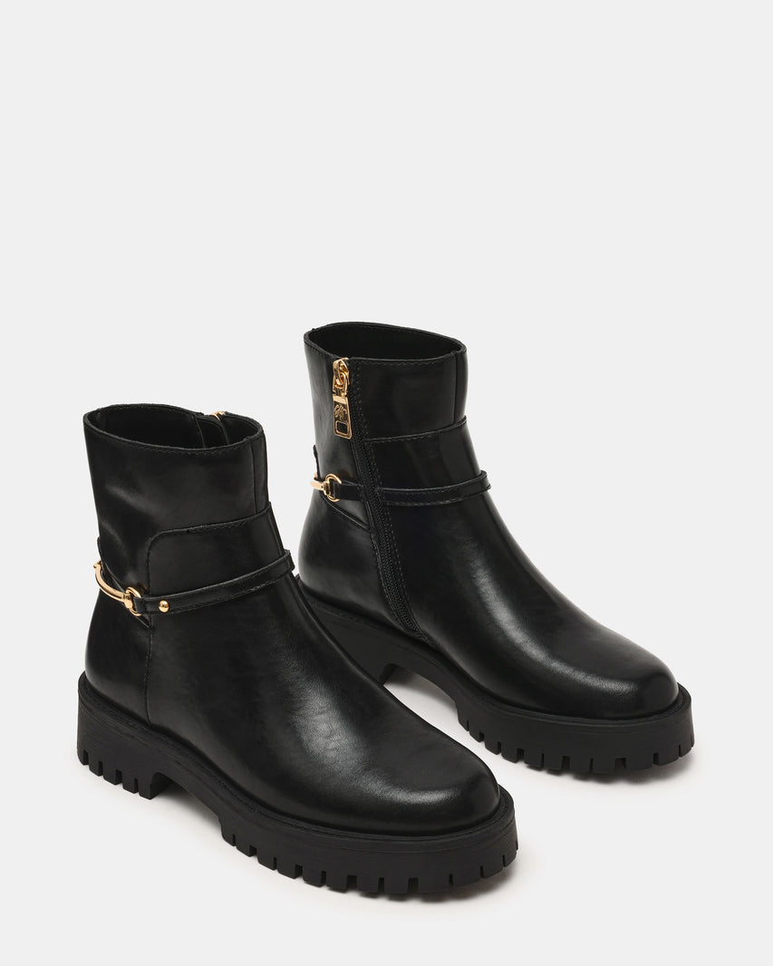 Μποτάκια Last Call BLACK ACTION LEATHER