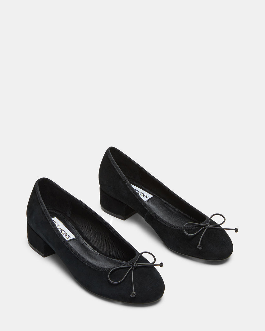Μπαλαρίνες Cherisher BLACK SUEDE