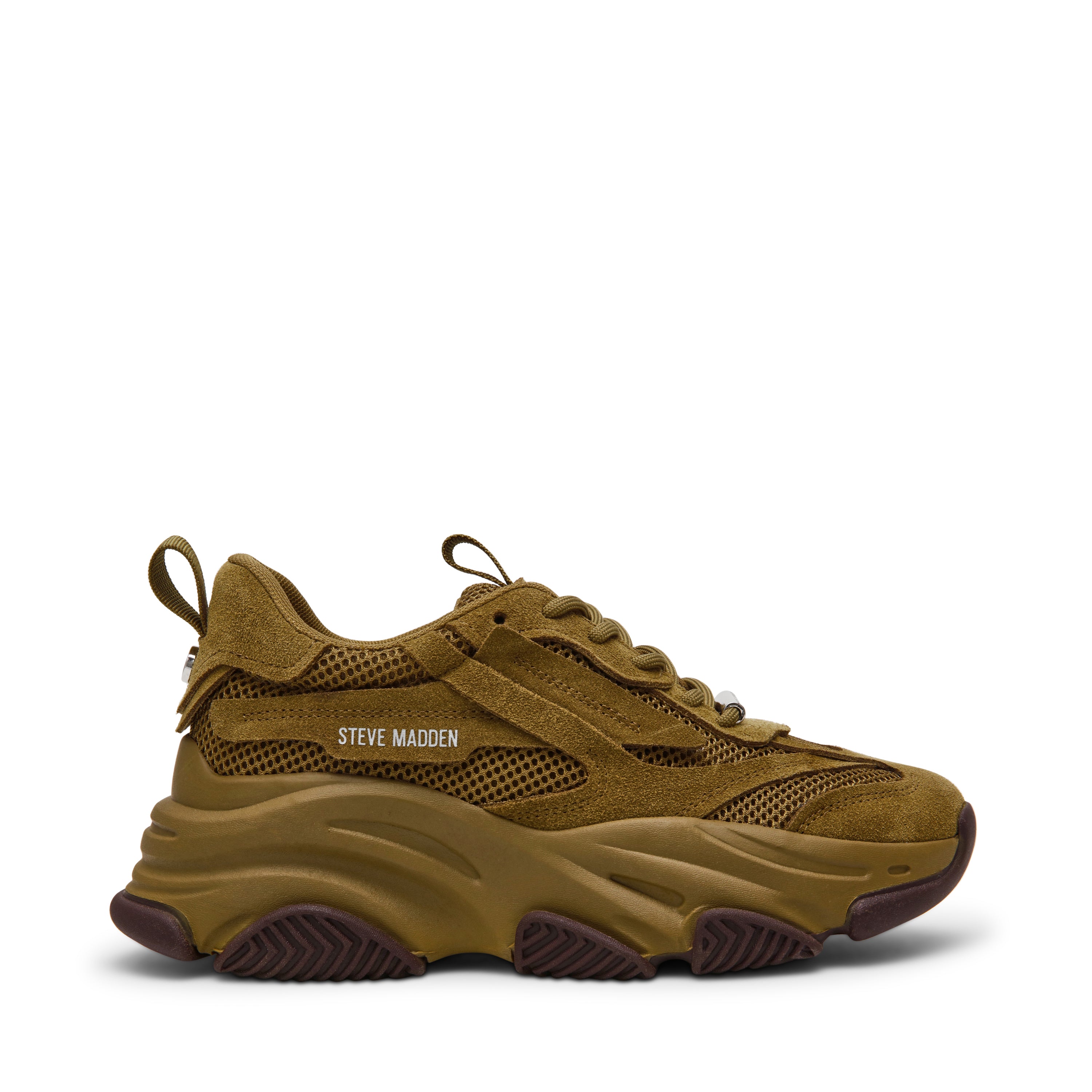 Sneakers Possession-E KHAKI OLV SUEDE