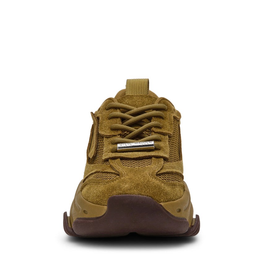 Sneakers Possession-E KHAKI OLV SUEDE
