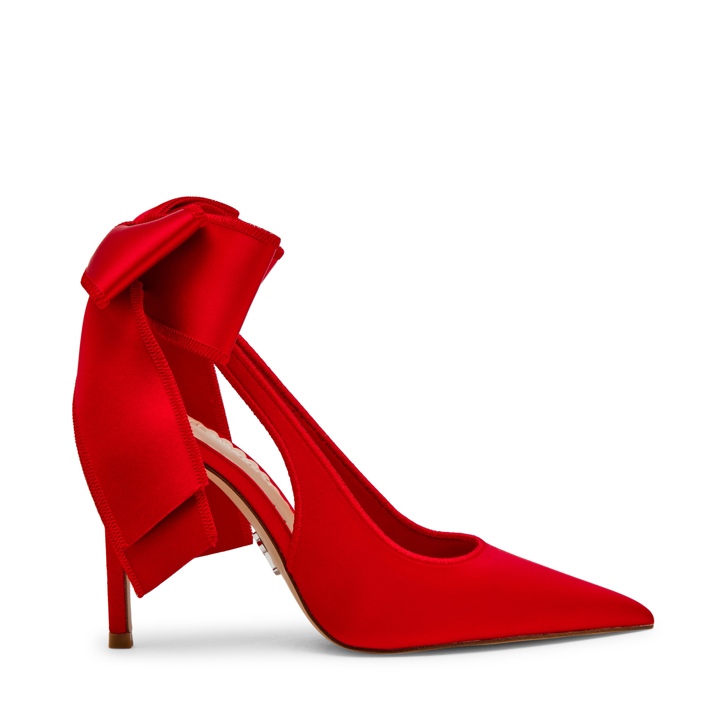 Slingbacks TEACUP RED SATIN