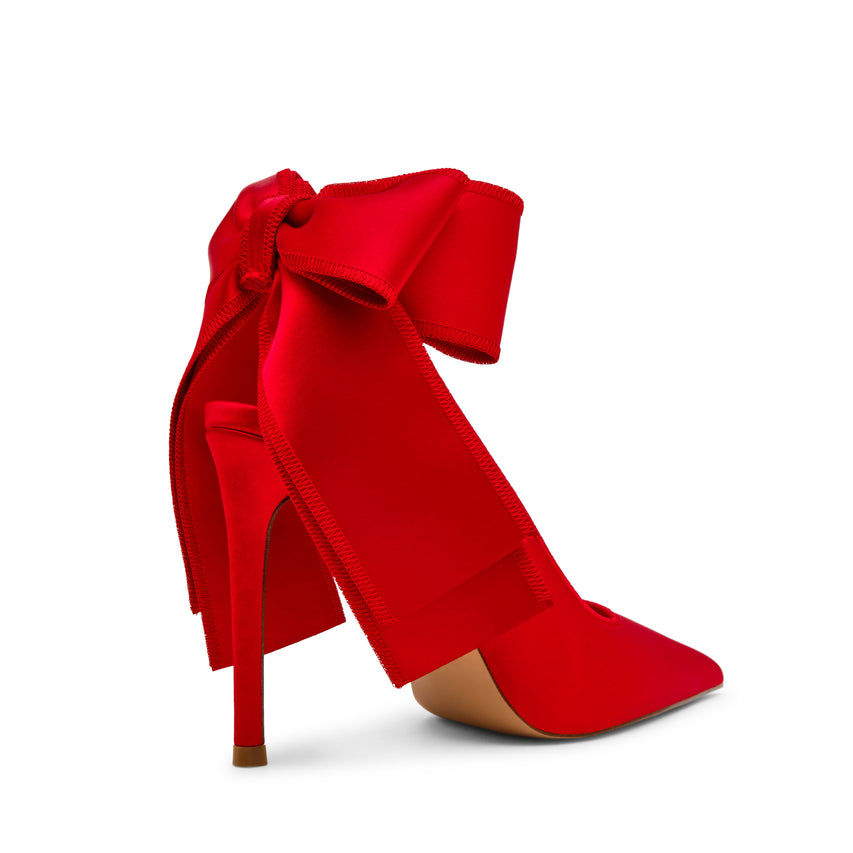 Slingbacks TEACUP RED SATIN