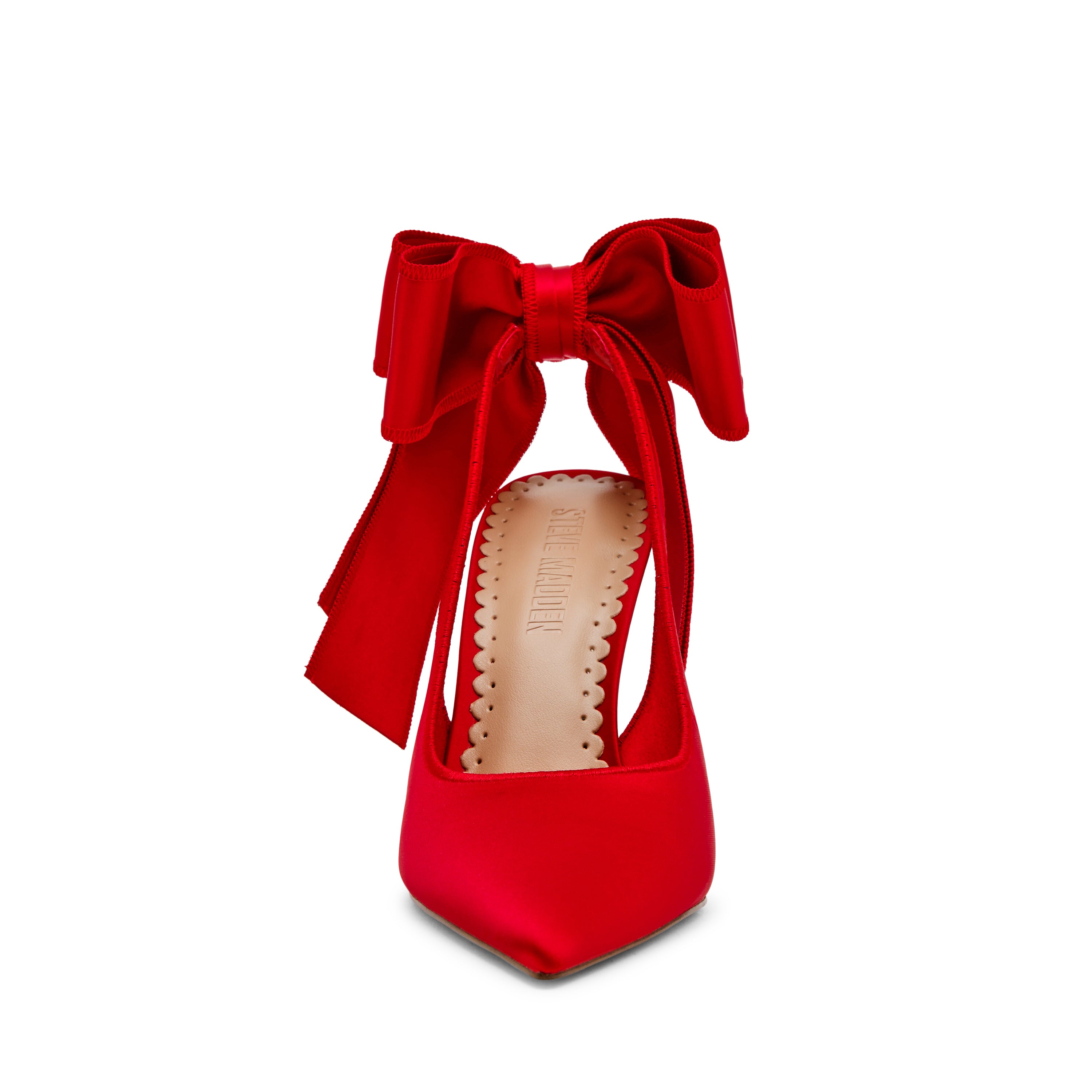 Slingbacks TEACUP RED SATIN