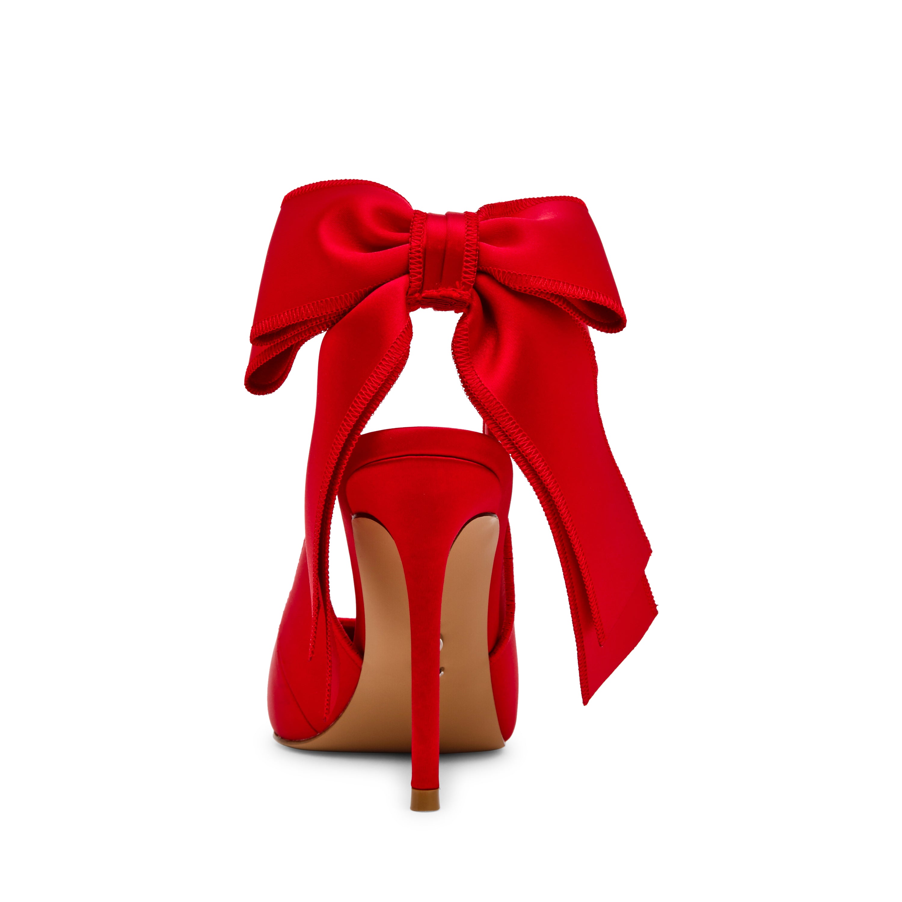Slingbacks TEACUP RED SATIN
