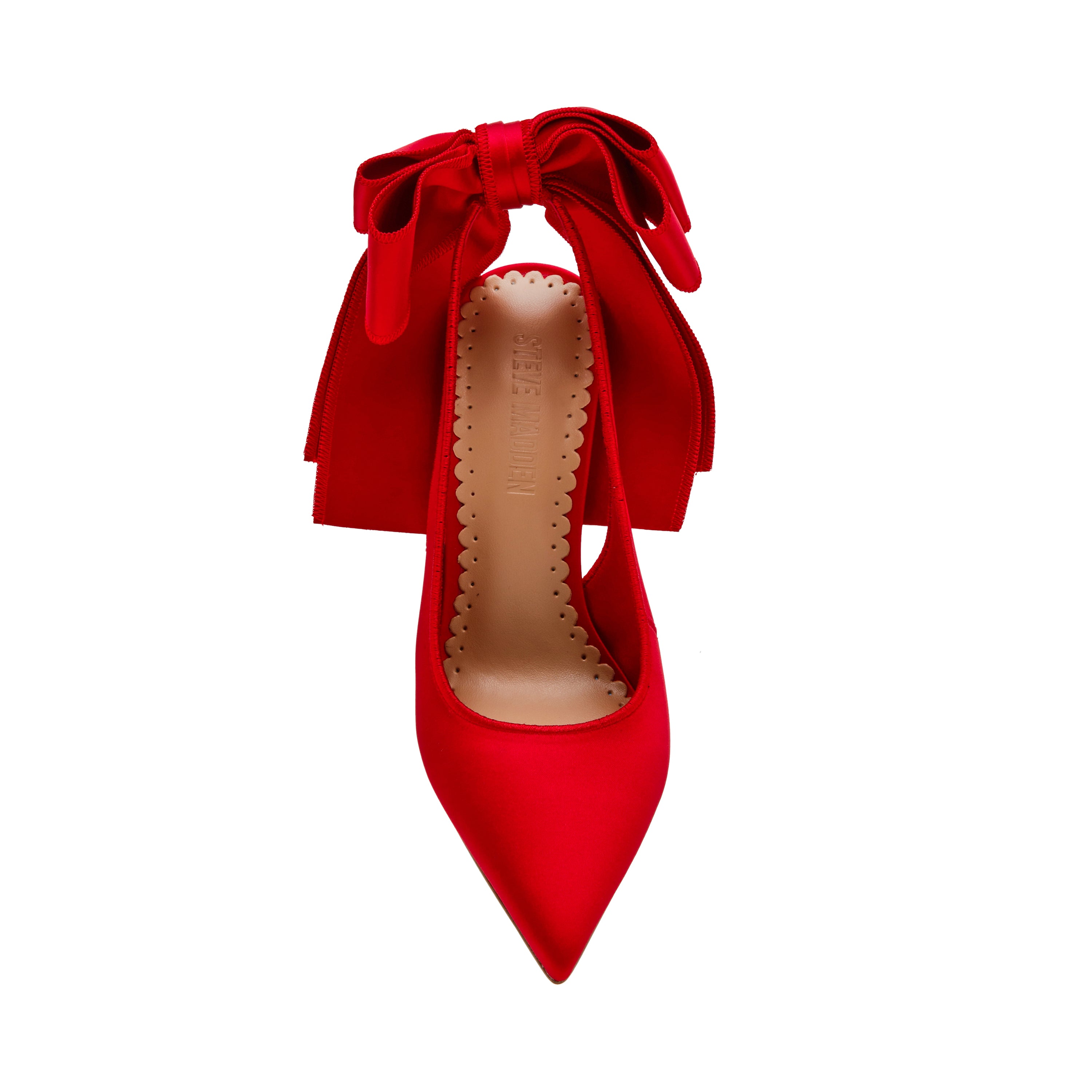 Slingbacks TEACUP RED SATIN
