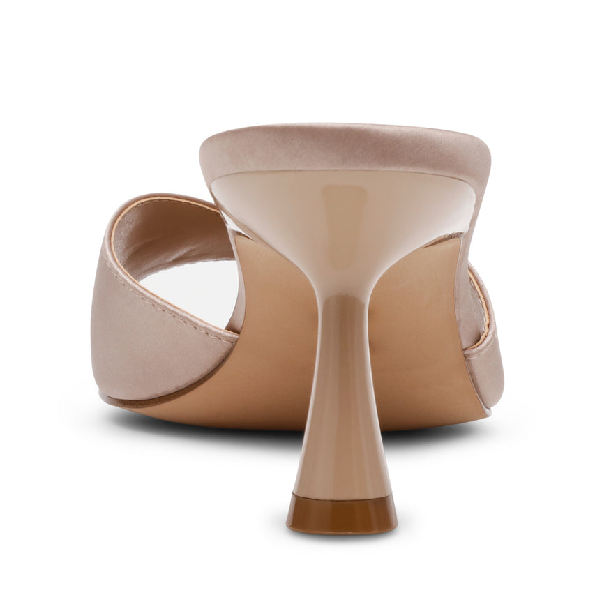 Mules Ivie TAUPE SATIN