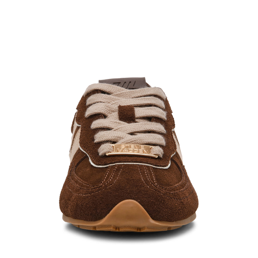 Sneakers Abbi-SM CHOCOLATE BROWN SUEDE