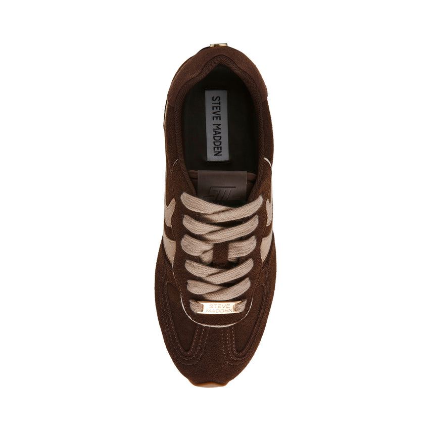 Sneakers Abbi-SM CHOCOLATE BROWN SUEDE