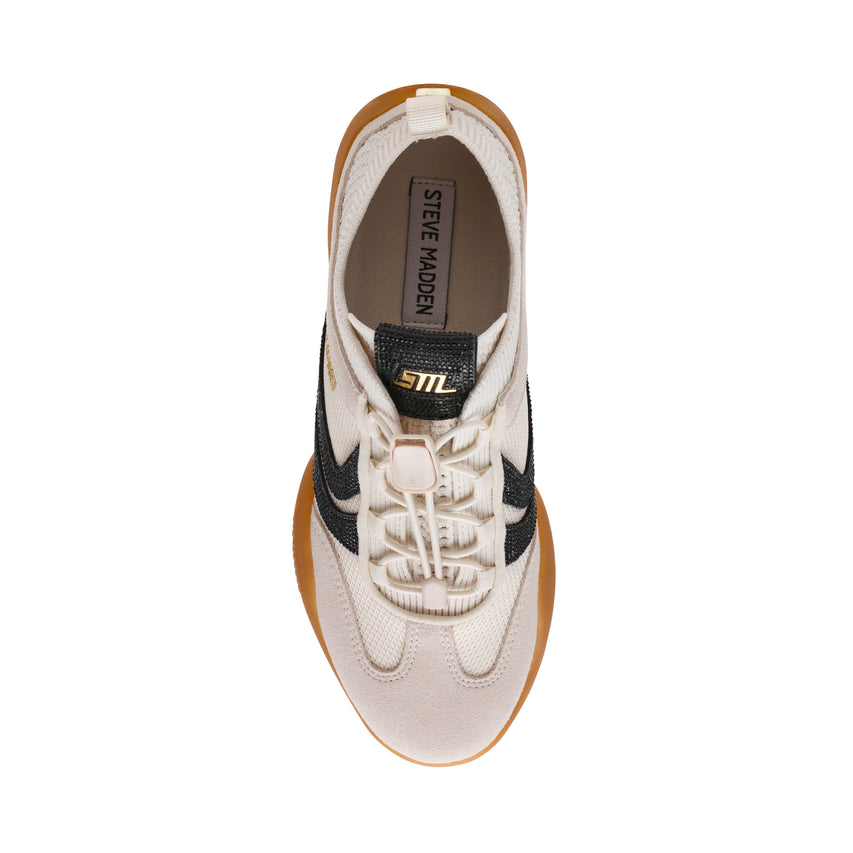 Sneakers Biscotti-RE CREAM/BLACK
