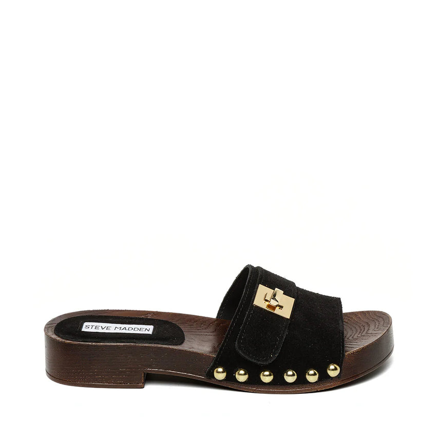 Mules Carrmen BLACK SUED