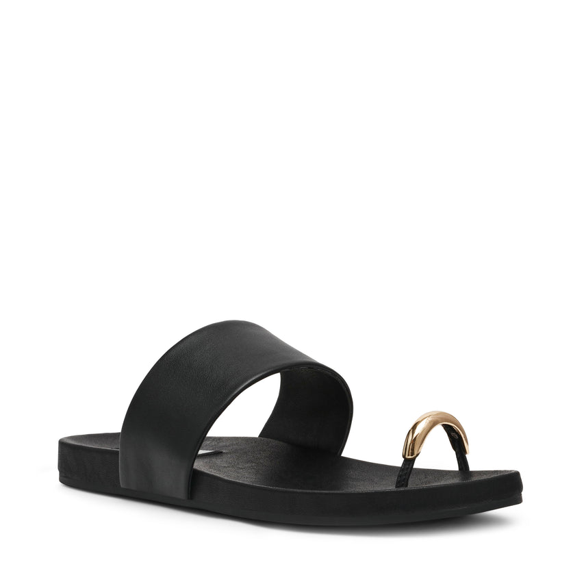 Σανδάλια Dove BLACK LEAT