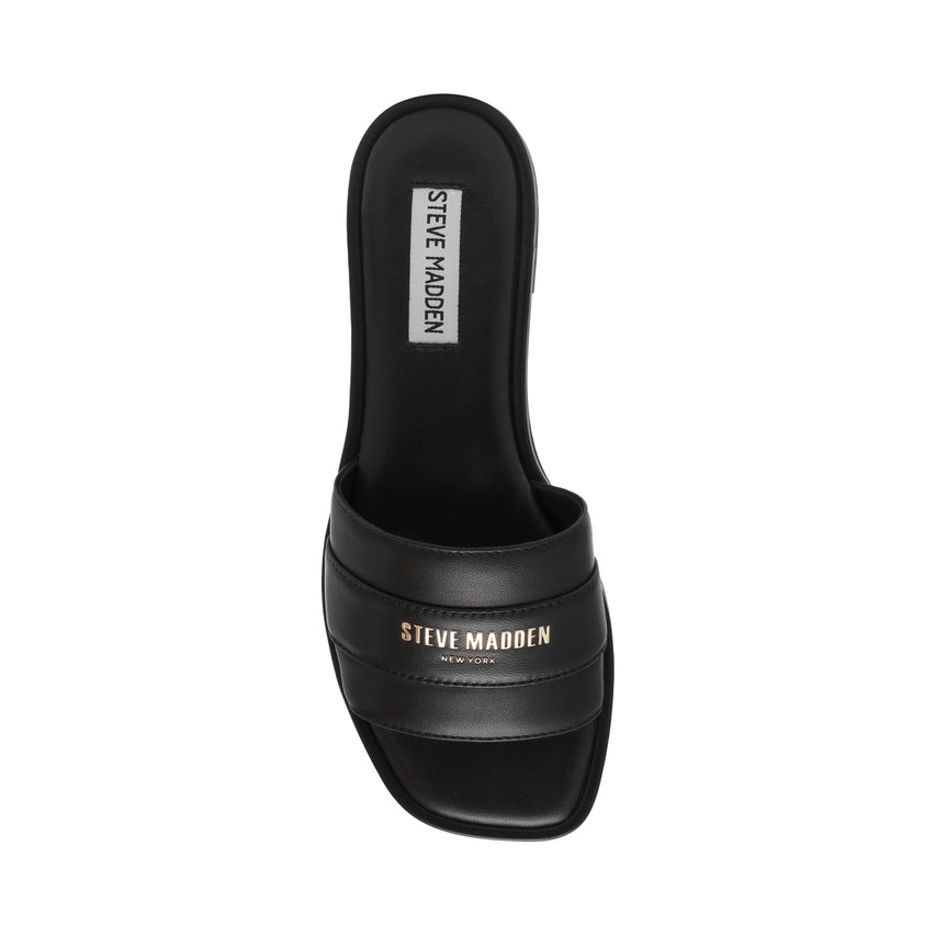 Σανδάλια Ashten BLACK LEATHER