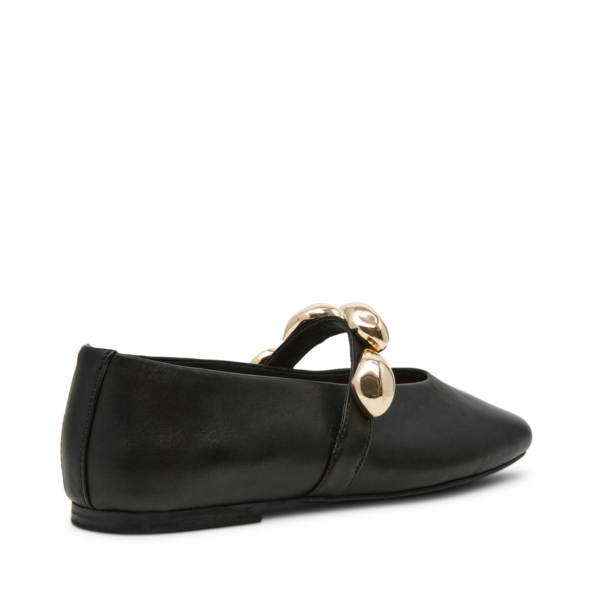 Μπαλαρίνες Poppin BLACK LEAT