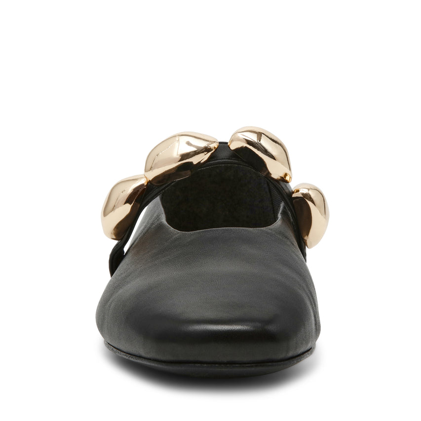 Μπαλαρίνες Poppin BLACK LEAT