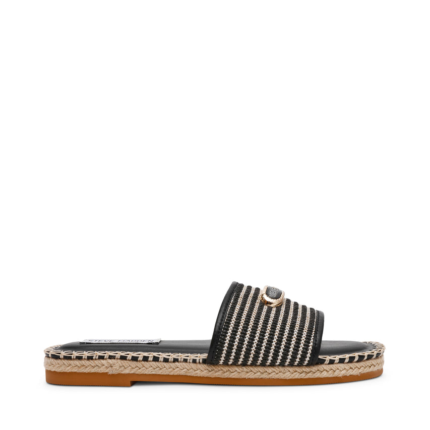 Σανδάλια Tropics BLK RAFFIA