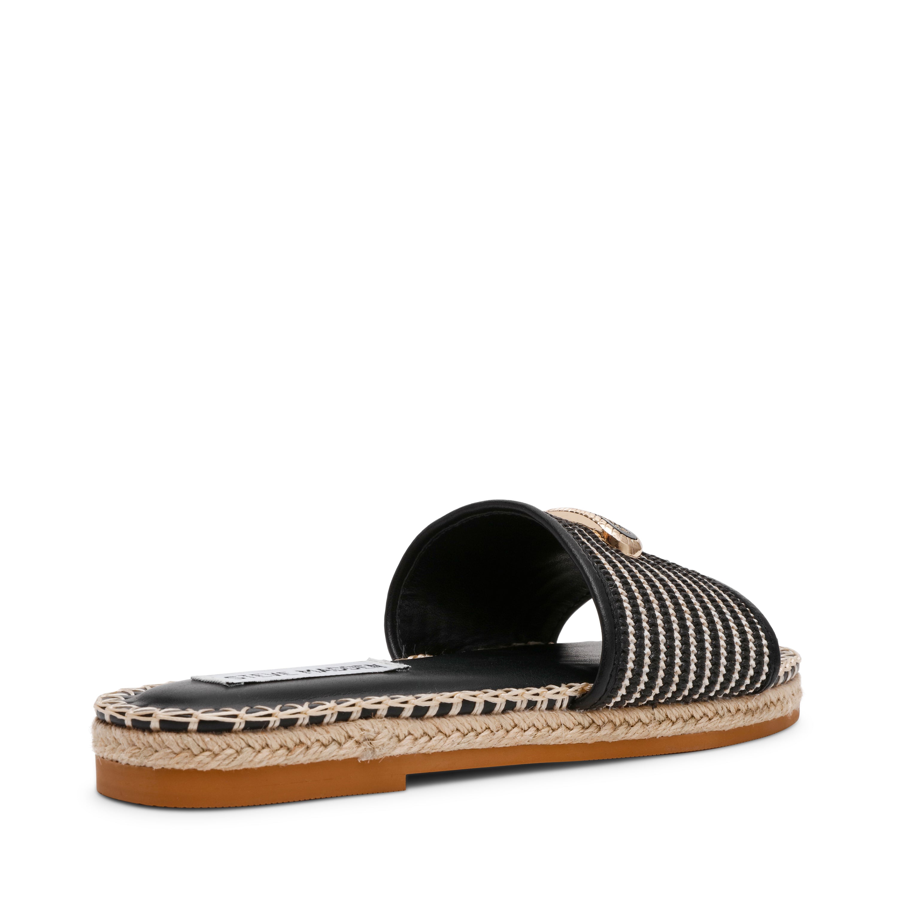 Σανδάλια Tropics BLK RAFFIA