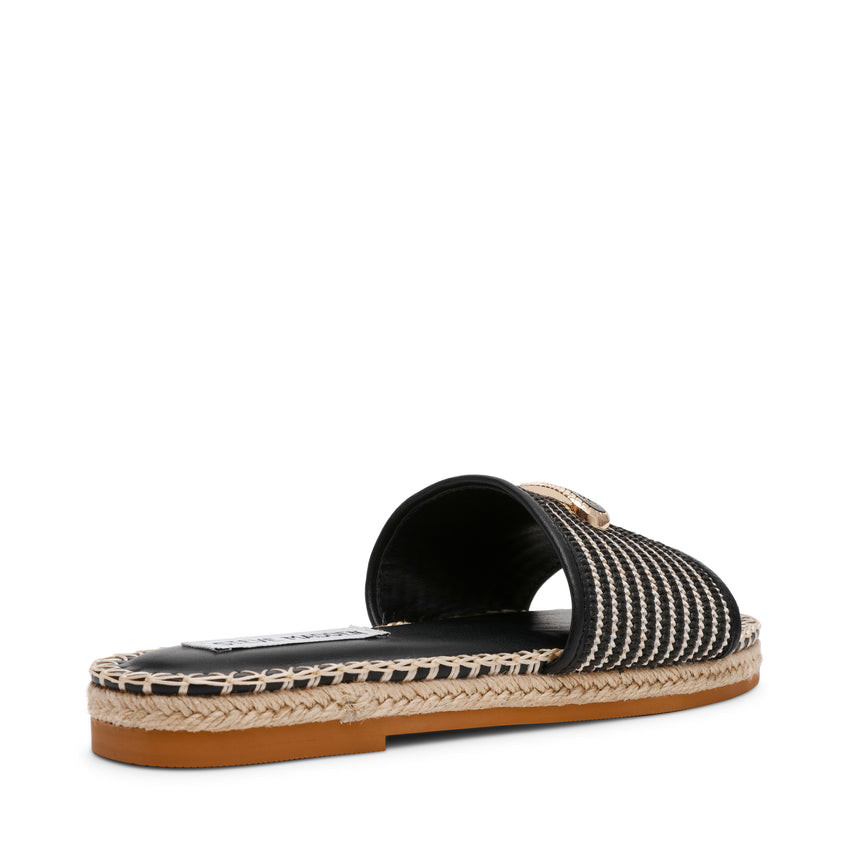 Σανδάλια Tropics BLK RAFFIA