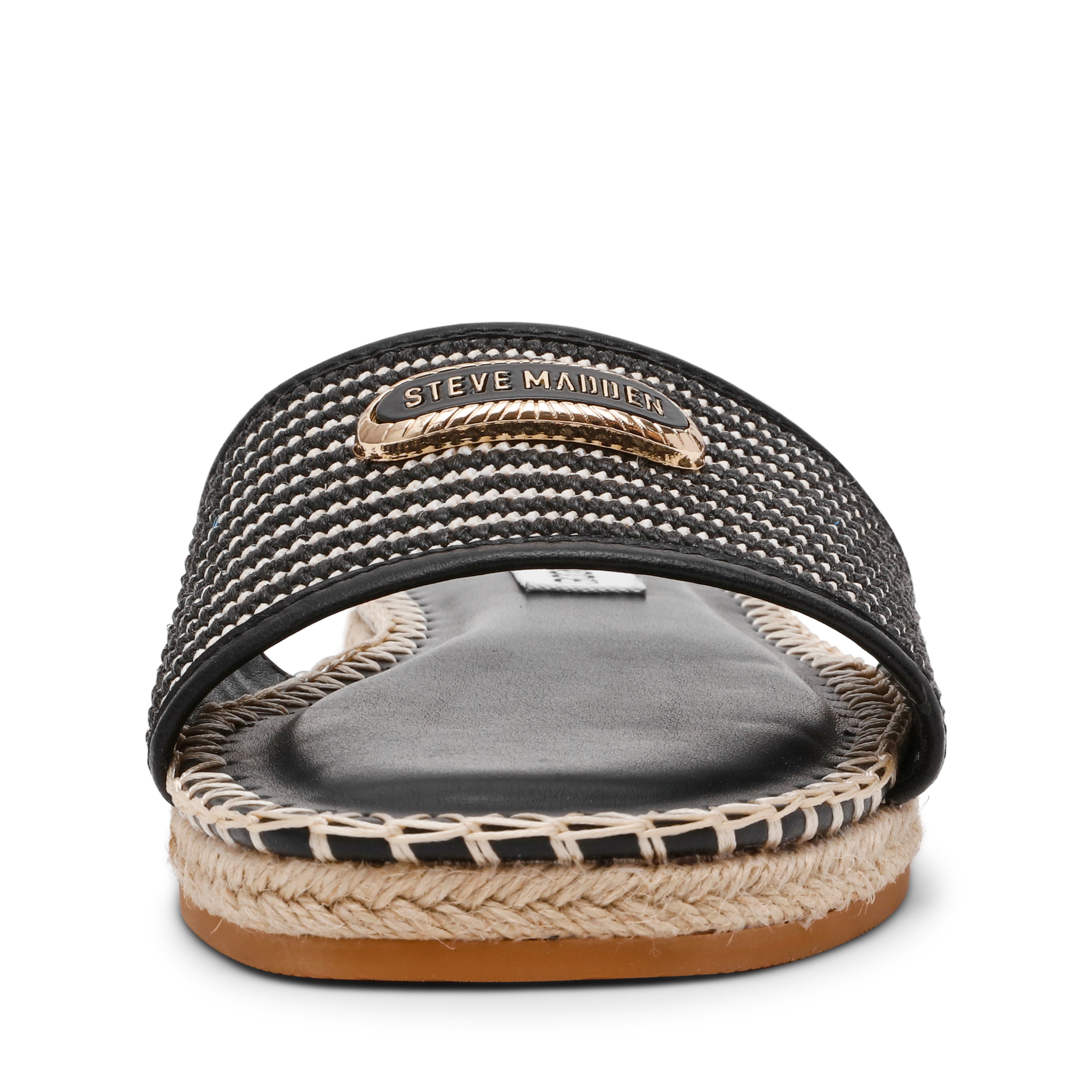 Σανδάλια Tropics BLK RAFFIA