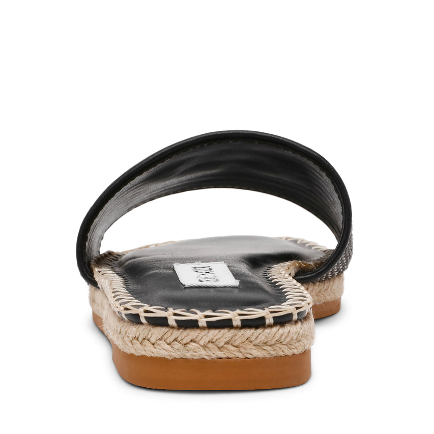 Σανδάλια Tropics BLK RAFFIA