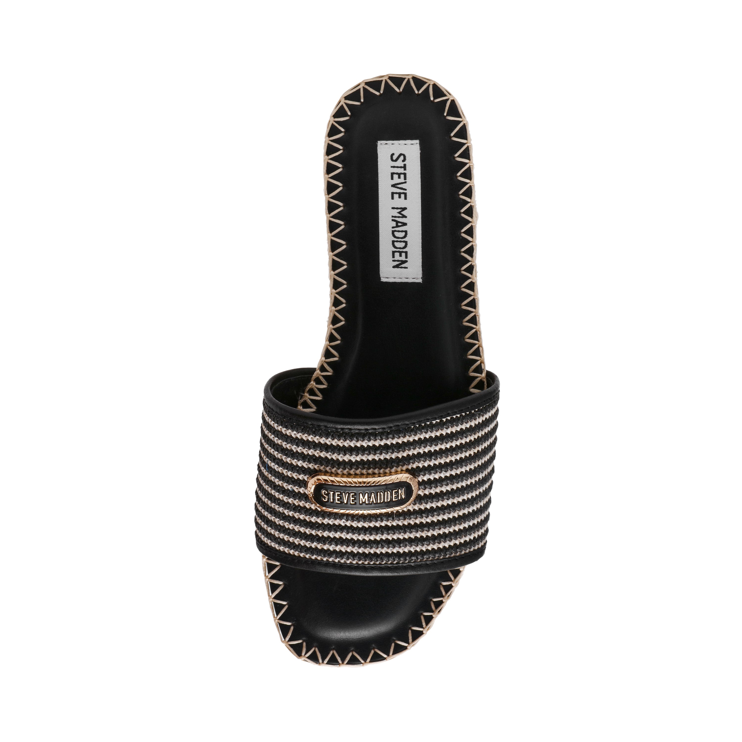 Σανδάλια Tropics BLK RAFFIA