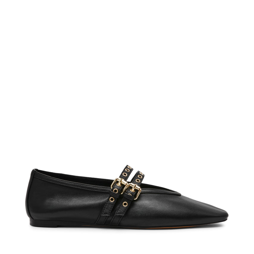 Μπαλαρίνες Lydia BLACK LEATHER