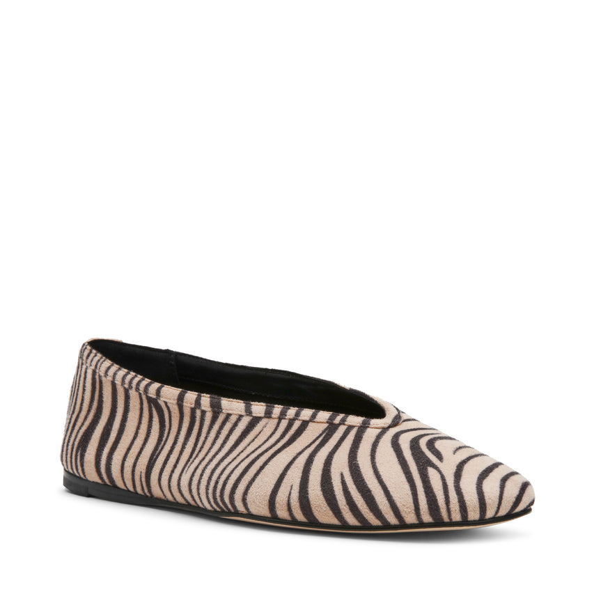 Μπαλαρίνες Leni-A TAUPE ZEBRA