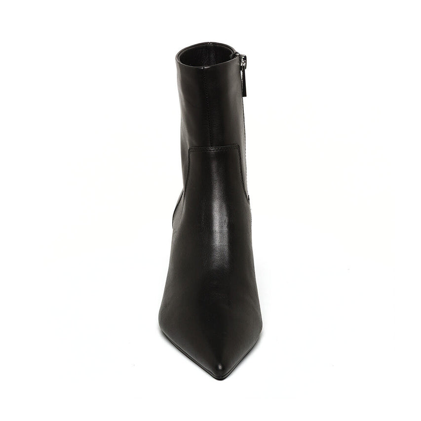 Μποτάκια Rebella-S BLACK LEATHER