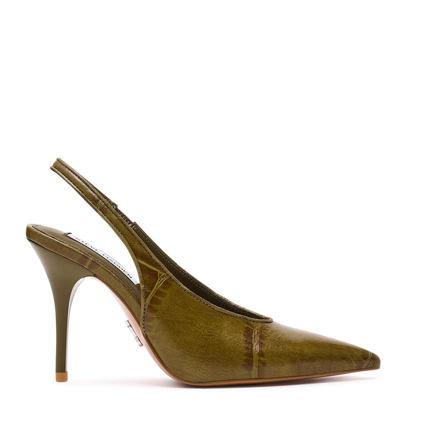 Slingbacks Andromeda GRN CROCO