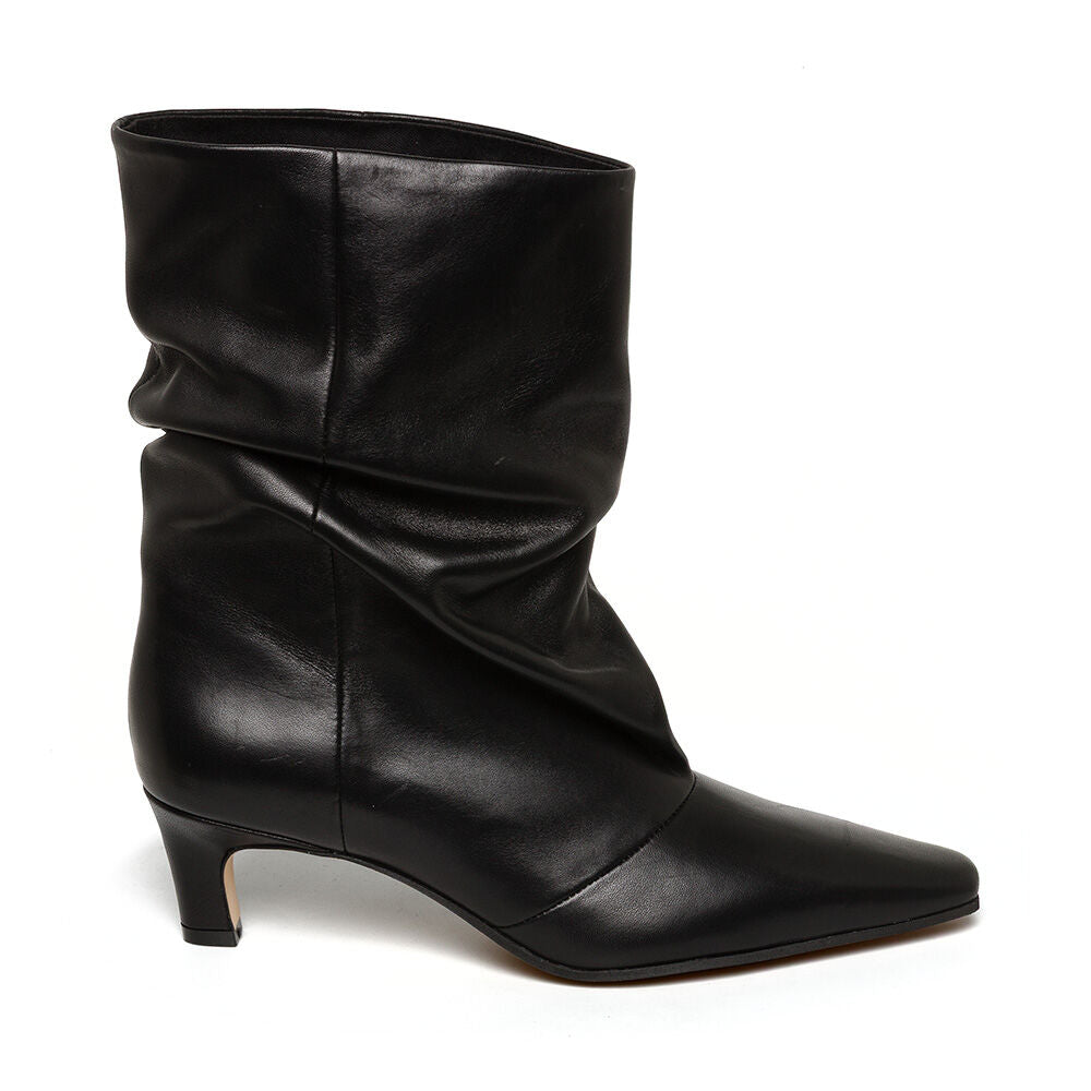 Μποτάκια Vexa BLACK LEATHER