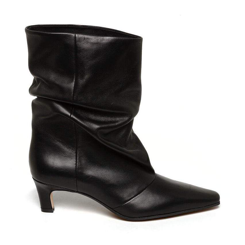 Μποτάκια Vexa BLACK LEATHER