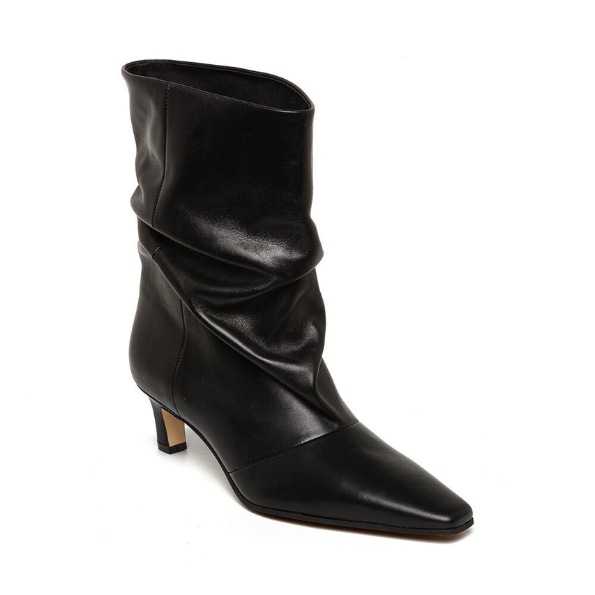 Μποτάκια Vexa BLACK LEATHER
