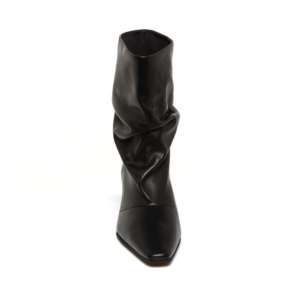 Μποτάκια Vexa BLACK LEATHER