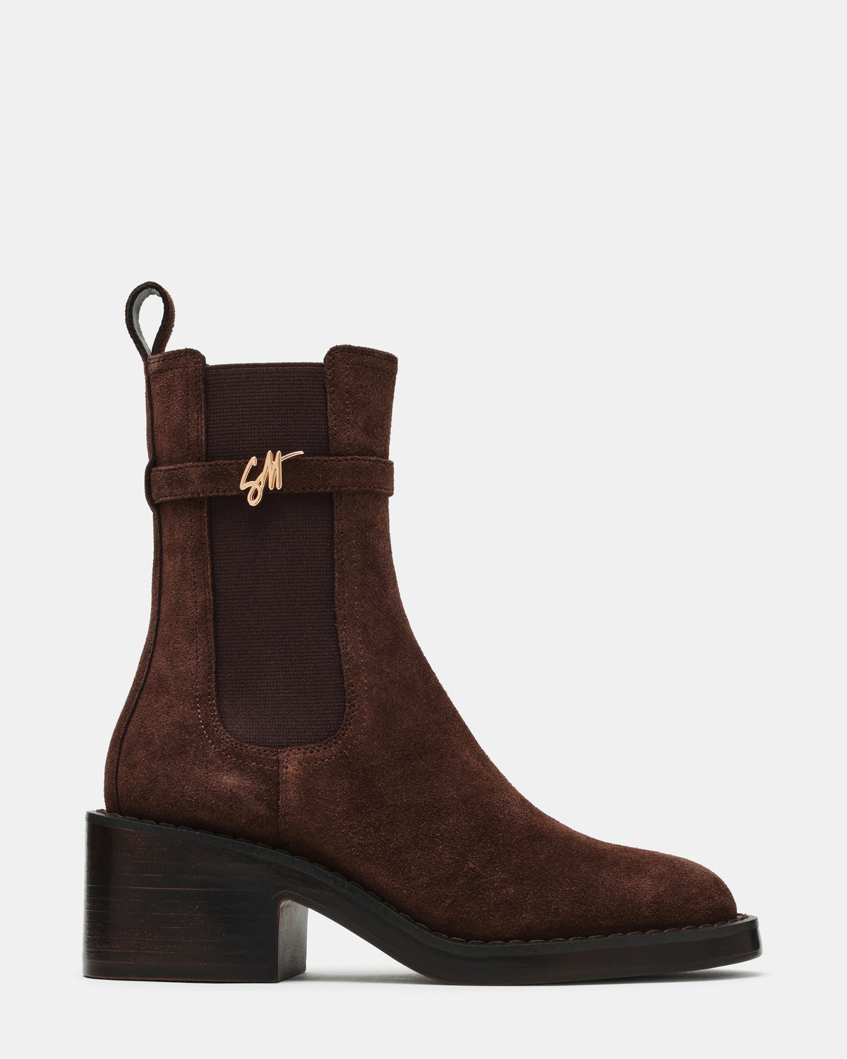 Μποτάκια Charity-SM CHOCOLATE BROWN SUEDE