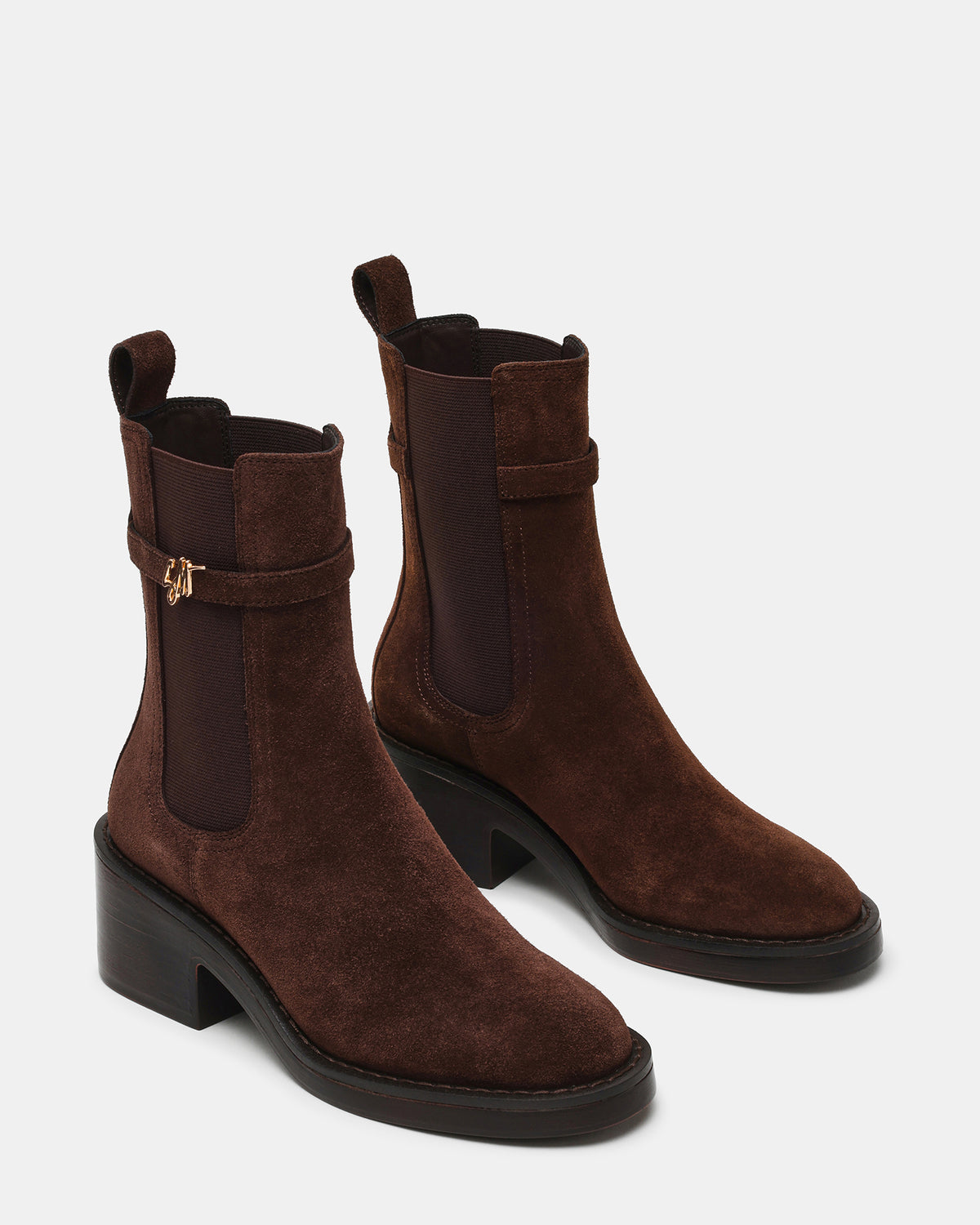 Μποτάκια Charity-SM CHOCOLATE BROWN SUEDE