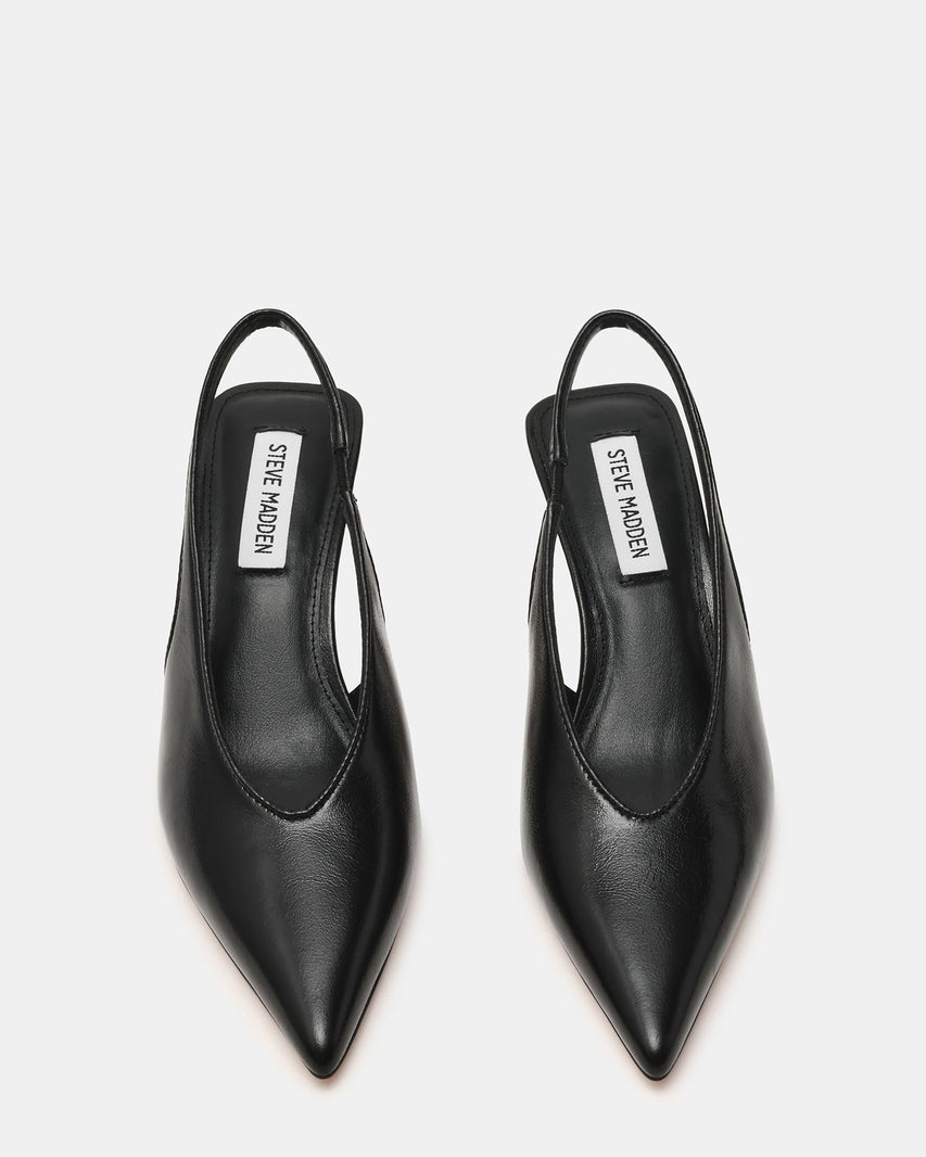 Slingbacks Alari BLACK LEATHER