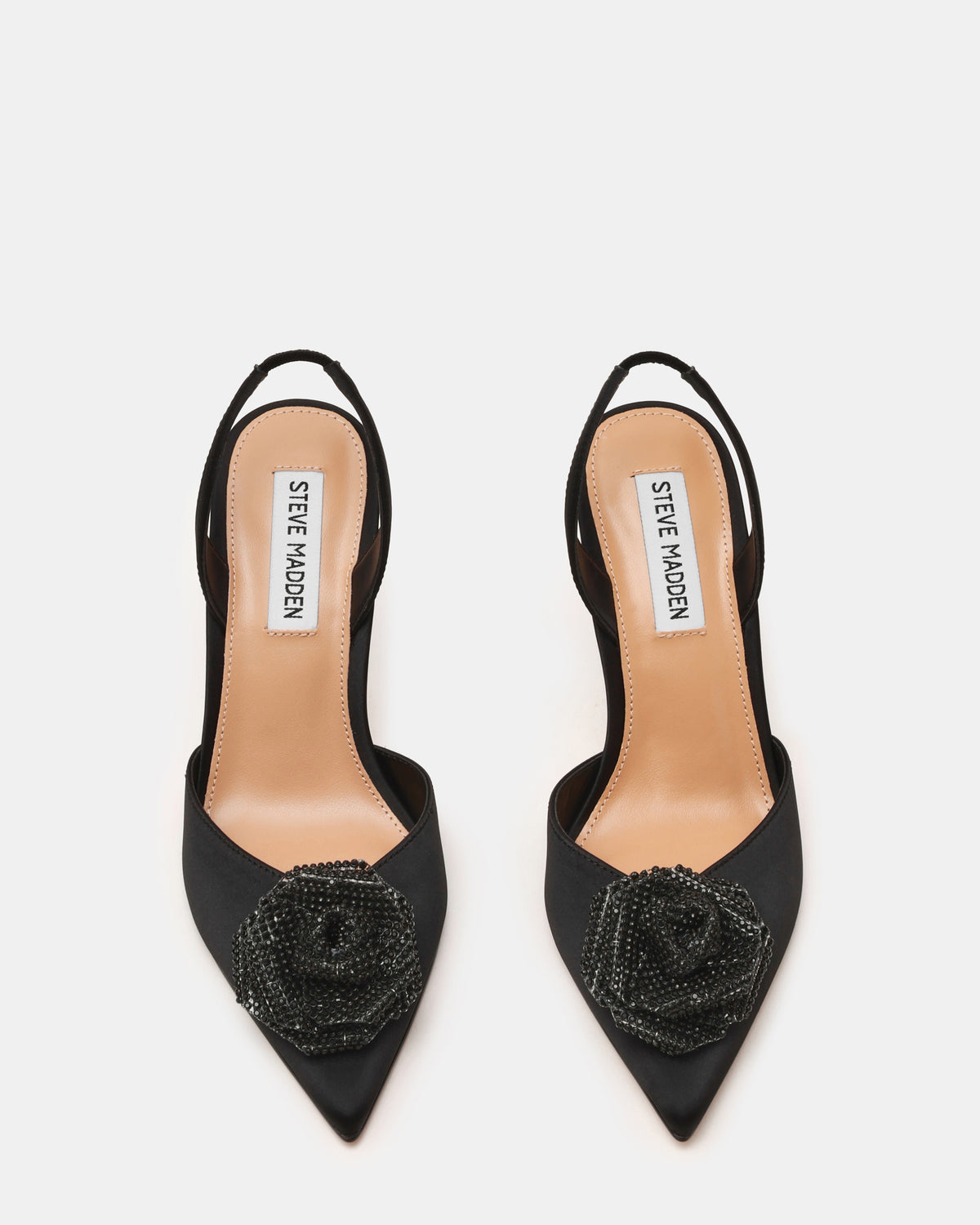 Slingbacks Lysandra BLACK SATIN