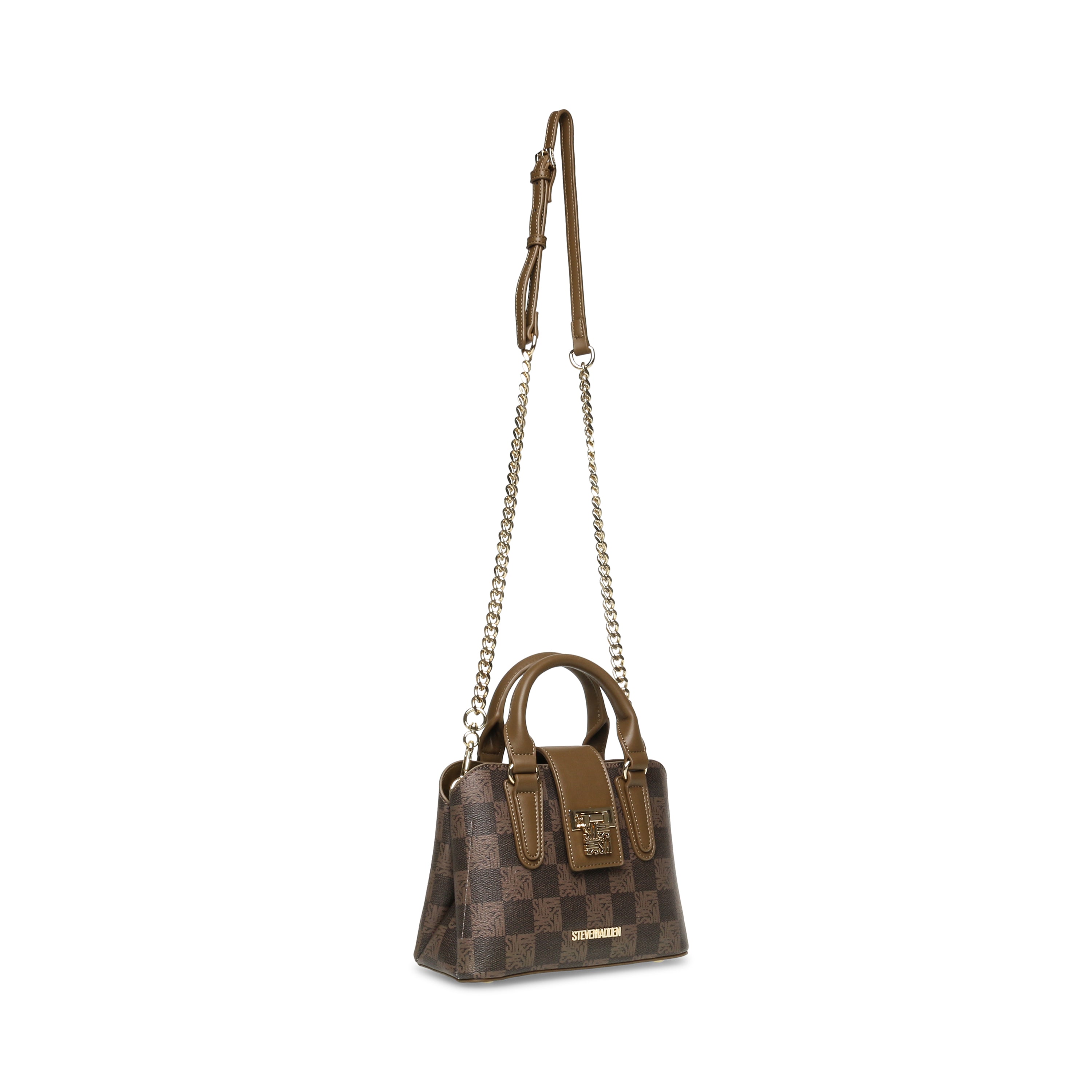 Τσάντα Bten-7 OLIVE/GOLD