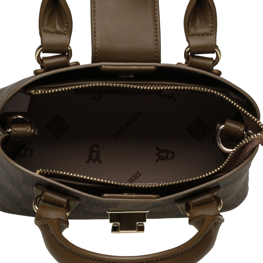 Τσάντα Bten-7 OLIVE/GOLD