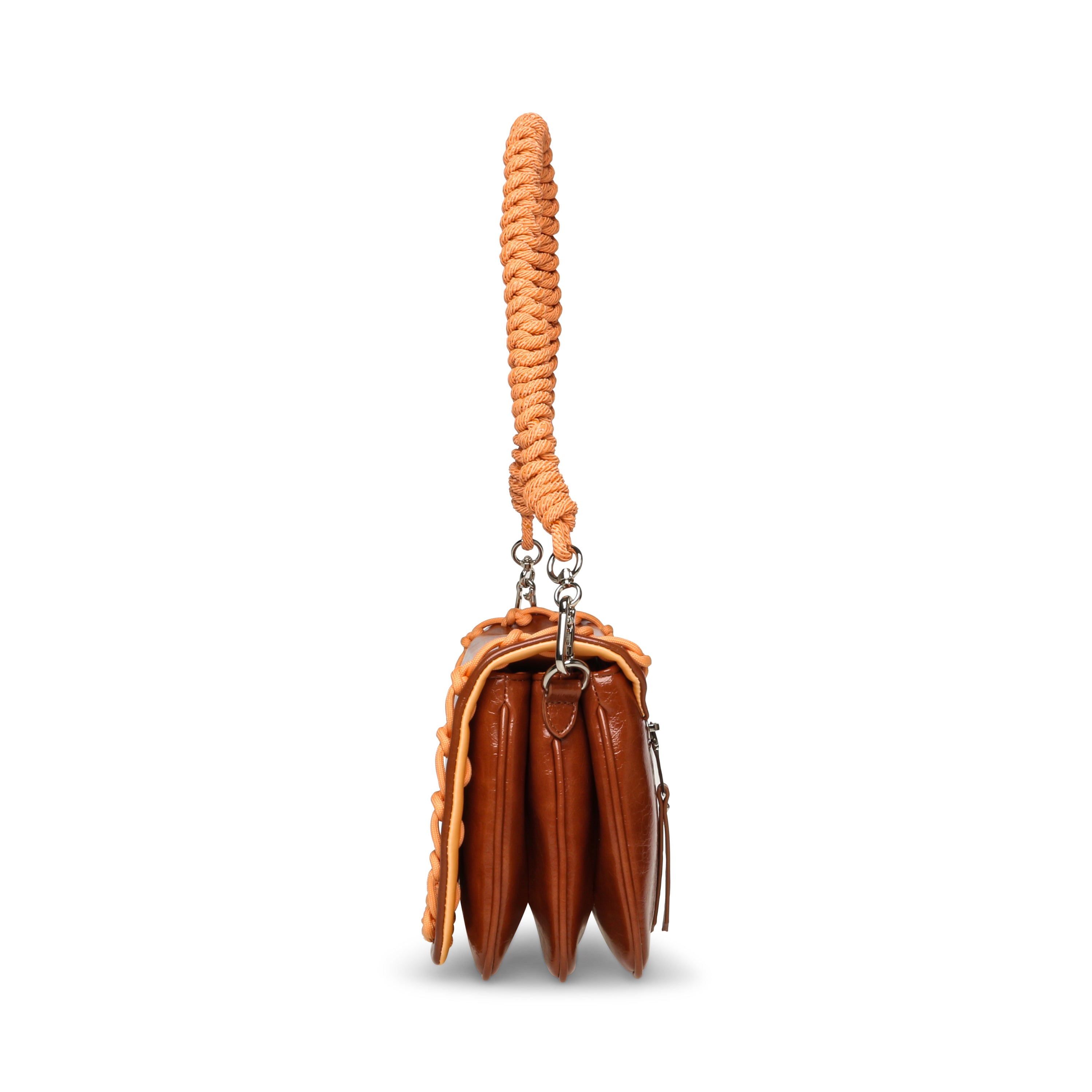 Τσάντα BKODIAK COGNAC/SILVER
