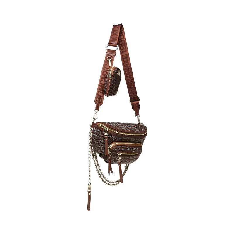 Τσάντα Bmaximas BROWN / GOLD