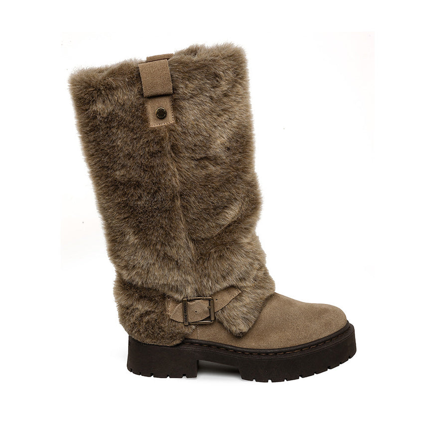 ΜΠΟΤΕΣ Godiva TAUPE MÉLANGE