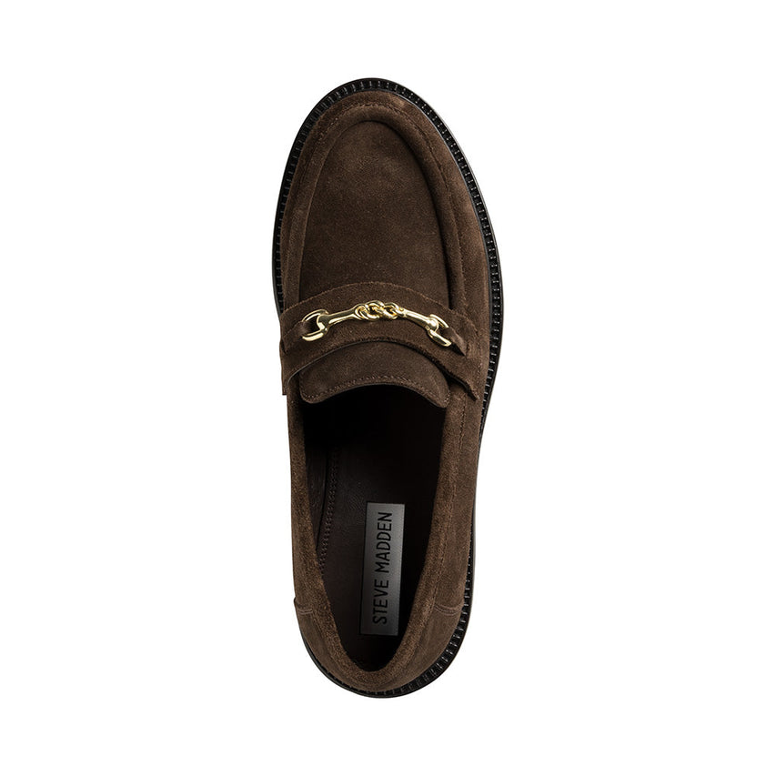 Loafers Huddles BROWN SUED