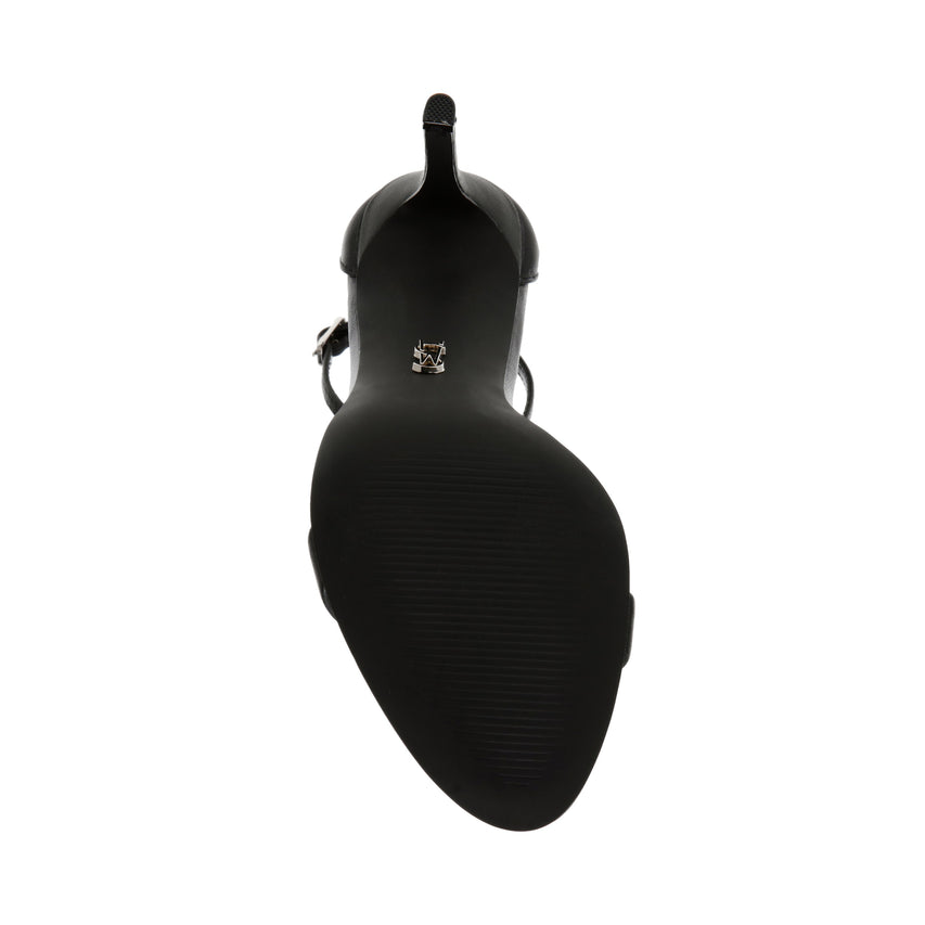 Πέδιλο Tecy BLACK LEATHER