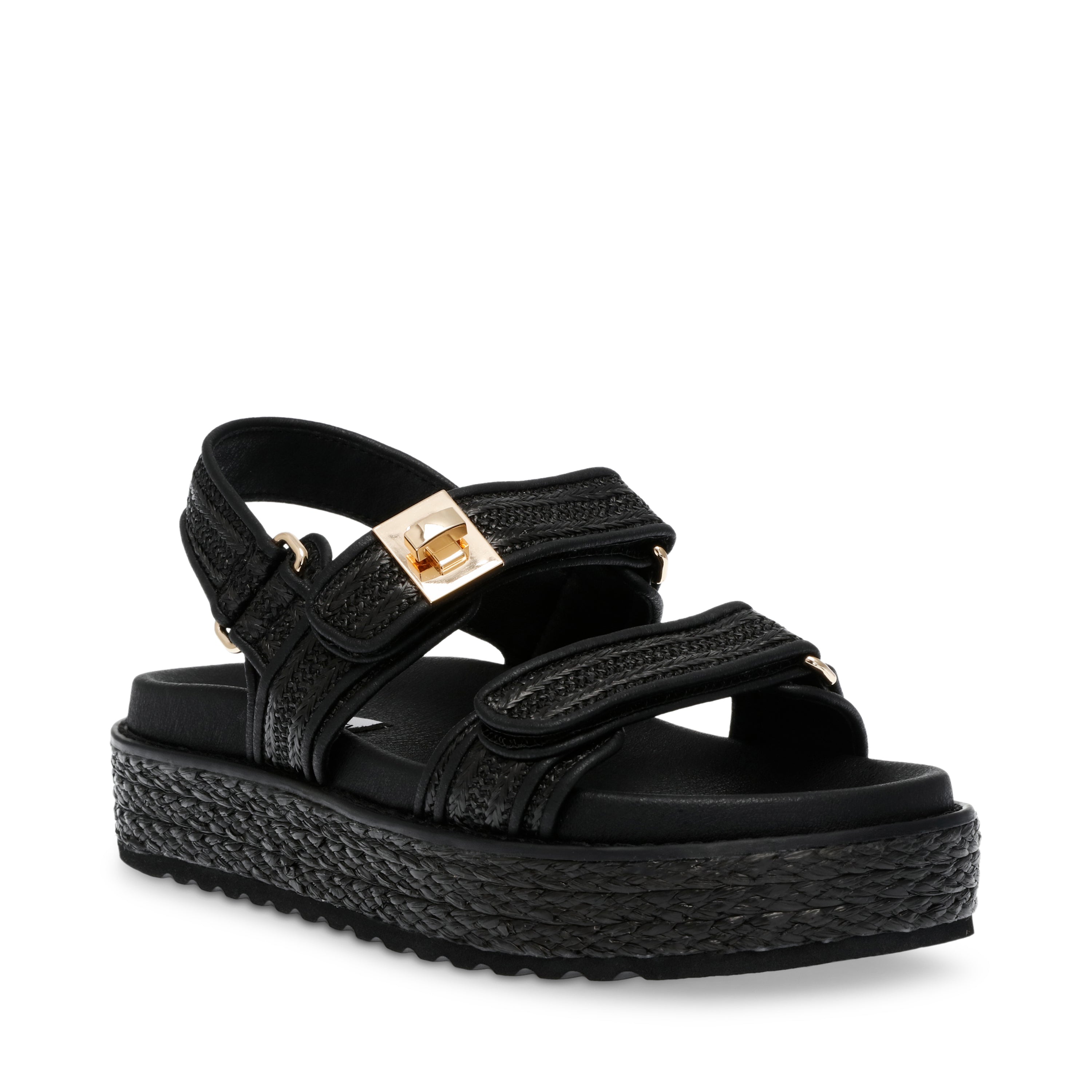 Σανδάλια Bigmona BLK RAFFIA
