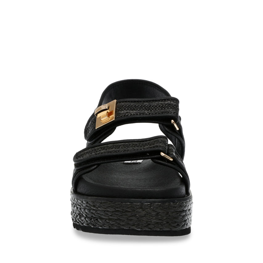 Σανδάλια Bigmona BLK RAFFIA