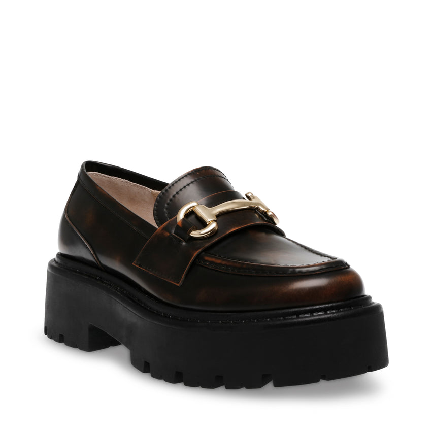 Loafers Occupy BROWN ACTION LEATHER