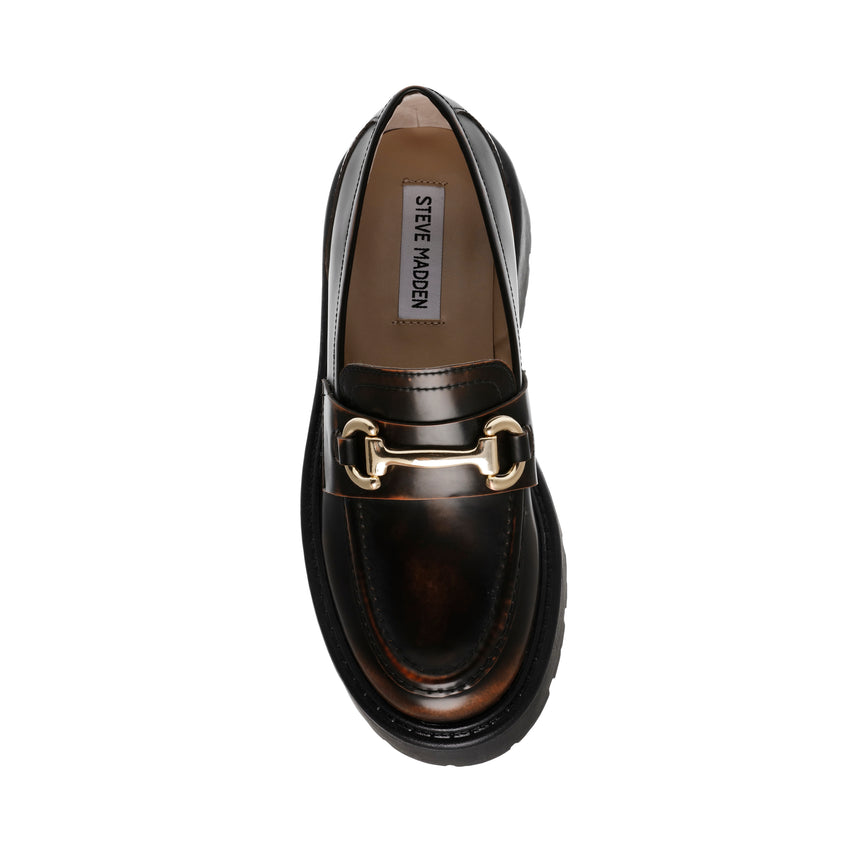 Loafers Occupy BROWN ACTION LEATHER