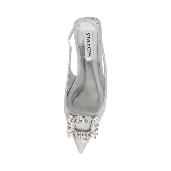 Slingbacks CALISTA SILVER GLITTER