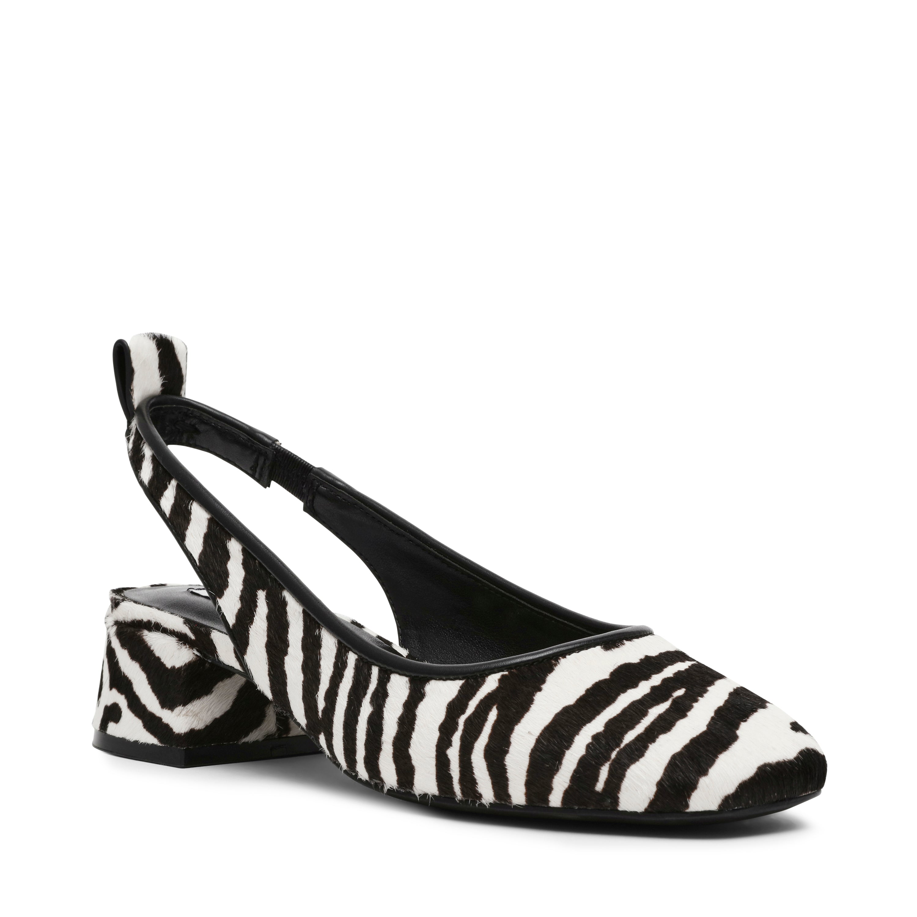 Slingbacks Smitten-LP BLACK/ZEBRA